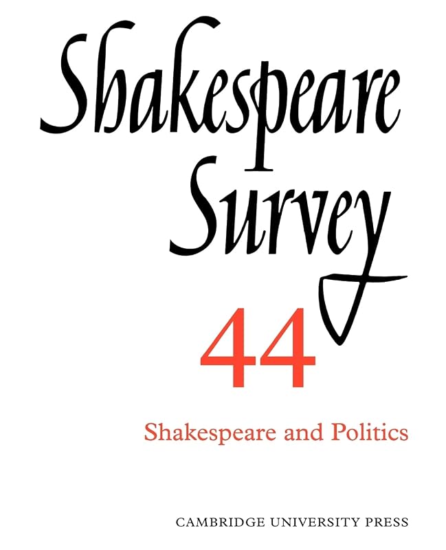Shakespeare Survey (Shakespeare Survey, Series Number 44) by Stanley Wells