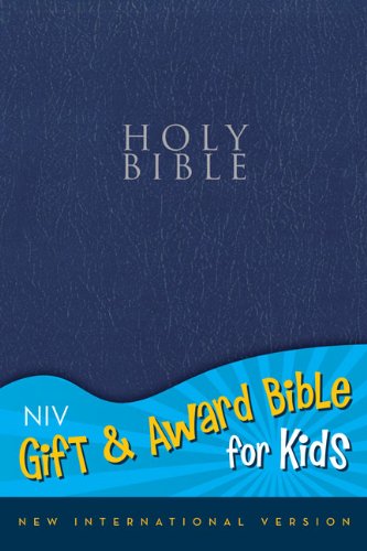 NIV, Gift and Award Bible for Kids, Imitation Leather, Navy, Red Letter