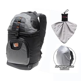 Aktiv Pak AP200 All-Weather Sling Digital SLR Camera Backpack Case (Black) for Nikon D3100, D3200, D5000, D5100, D7000, D700, D800, D4 Digital SLR Cameras