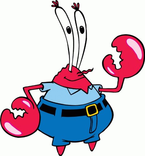 Spongebob Mr. Eugene H. Krabs Cartoon Car Bumper Sticker Decal 5