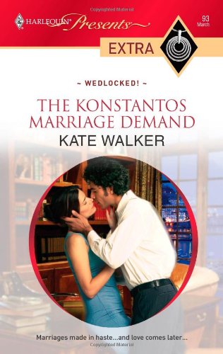 The Konstantos Marriage Demand by Kate Walker