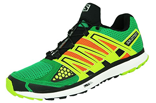 Salomon X-SCREAM SINOPLE Zapatillas para Correr Running City Trail Verde Amarillo Naranja para Hombre
