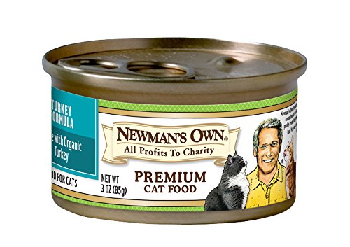 Newman's Own Premium, Turkey Formula for Cats, 3-Ounce Cans (Pack of 24)