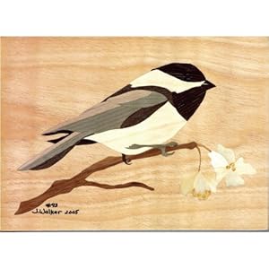 Grizzly H9800 Marquetry Kit - Chickadee - Woodworking 