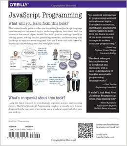 Head First JavaScript Programming: Eric T. Freeman, Elisabeth Robson ...
