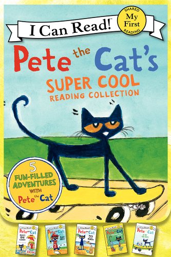 Pete the Cat's Super Cool Reading Collection by James Dean  (Author, Illustrator)
