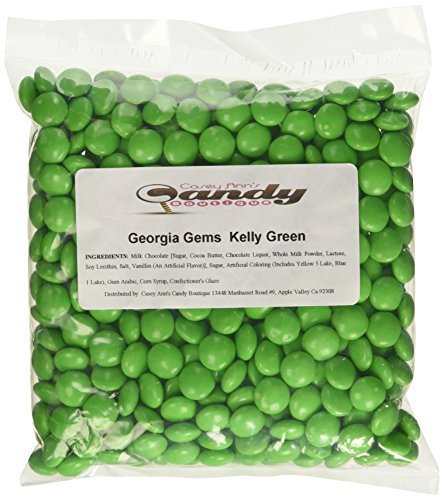 Green Milk Chocolate Gems 1 Pound Bag