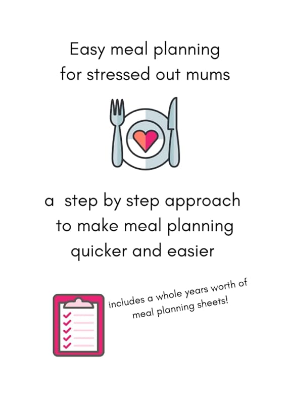 Easy meal planning for stressed out mums - a step by step approach to make meal planning quicker and easier: including a years worth of simple to use meal planning sheets to make the process easier by The Craft Bus Publications
