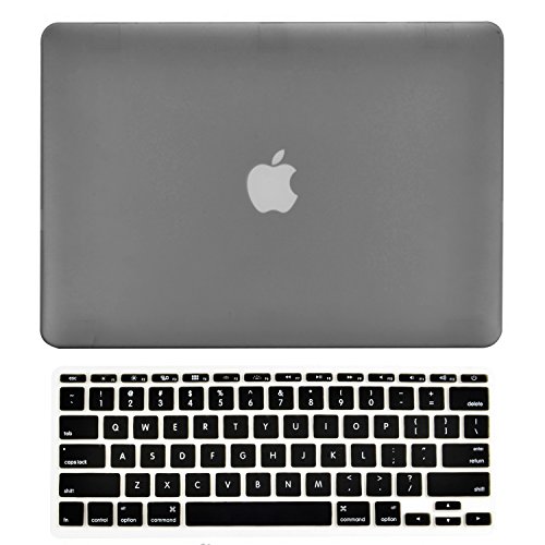 TOP CASE - 2 in 1 Bundle Deal Air 11-Inch Rubberized Hard Case Cover and Matching Color Keyboard Cover for Macbook Air 11