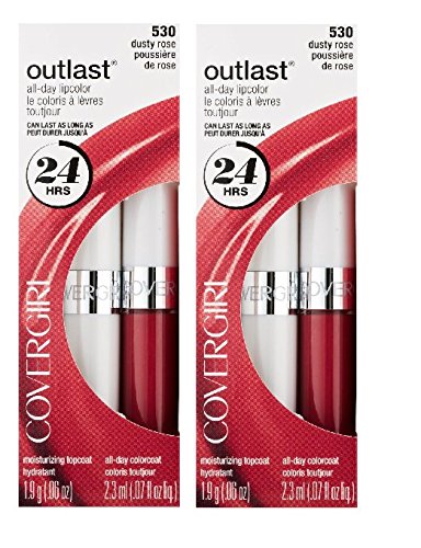 CoverGirl OutLast All Day LipColor #530 Dusty Rose 2 Pack