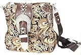 Paisley and Rhinestone Concealed Carry Purse