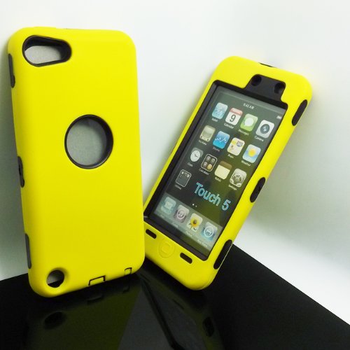 

Deluxe Hybrid Rubber Silicone Cover Case For iPod Touch 5 5th 5G,Hard Soft High Impact Hybrid Armor Case Combo for Apple iPod Touch 5 5th Generation, Hybrid 3 PIECE ZEBRA HARD PROTECT CASE COVER SKIN FOR IPOD TOUCH 5 Generation
