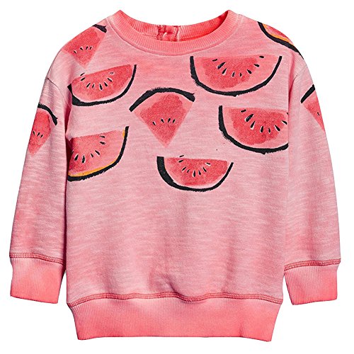 Fiream Girls Cotton Crewneck Longsleeve Childlike Print Sweatshirt