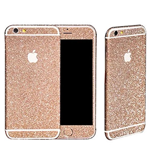 Supstar Full Body Luxury Bling Glitter Crystal Diamond Guardshield Matte Shinning Screen Protector Film Sparkly Sticker for iPhone 6 (4.7inch: pink)