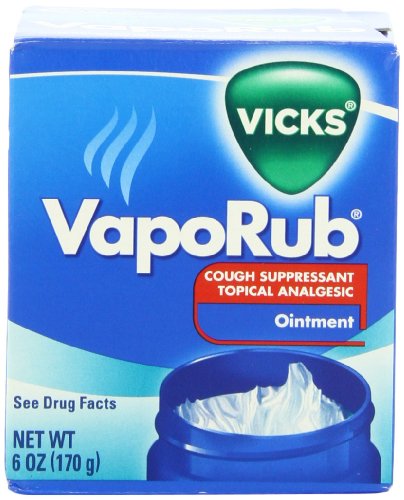 vicks vaporub cough suppressant topical analgesic ointment 6 oz