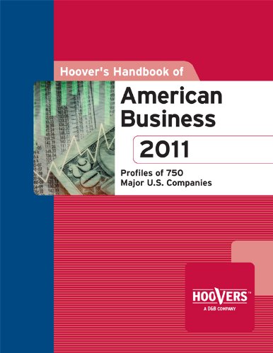 Hoover's Handbook of American Business 2011 Vol 1 by Hoover's Inc.                       (Corporate Author)