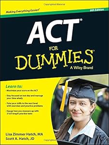 ACT For Dummies, with Online Practice Tests by Lisa Zimmer Hatch  ,