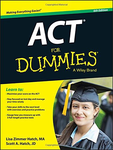 ACT For Dummies, with Online Practice Tests by Lisa Zimmer Hatch  ,