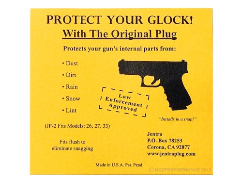

EMS Star of life Medical Engraved Jentra JP-2 Grip Slug Plug for Glock 26 27 33 39 GEN 1-3 by NDZ Performance