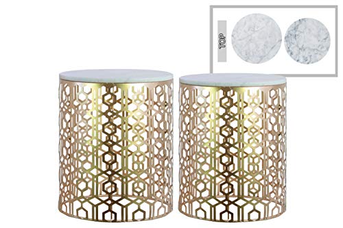 Algopix Similar Product 11 - Benzara BM182006 Patterned Metal