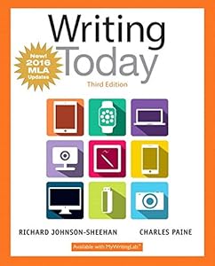 Writing Today, MLA Update Edition