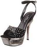 Pleaser Women's Deluxe-631RS/BS Platform Sandal
