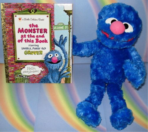 Stuffed Grover with Monster at the End of this Book book