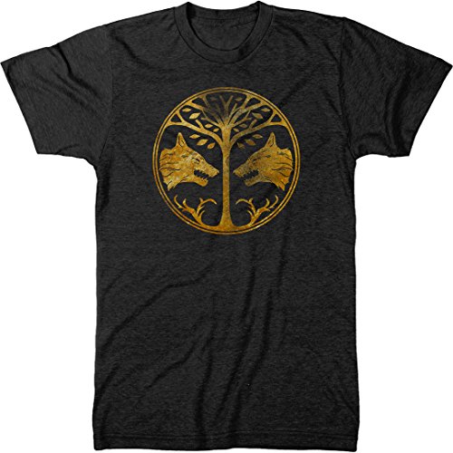 Trunk Candy Mens Destiny Distressed Gold Iron Banner Premium Tri-blend T-shirt