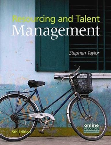 Resourcing and Talent Management by Stephen Taylor