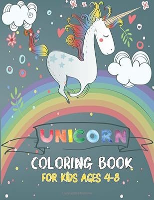 Unicorn Coloring Book: For Kids Ages 4-8 (US Edition). Unicorn Coloring Activity Book