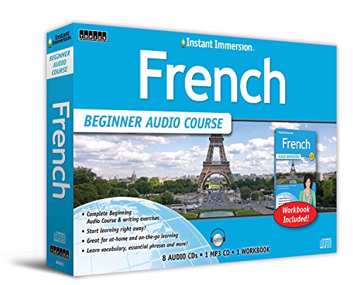 Instant Immersion French Beginner Audio Course w/ workbook by Topics Entertainment