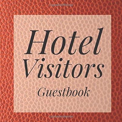 Hotel Visitors: Brown Rustic Faux Leather Guest Signing Book - Address Contact Message Log Tracker Recorder Address Lines - Lake Country Vacation ... - Feedback Comments Ledger Business Record