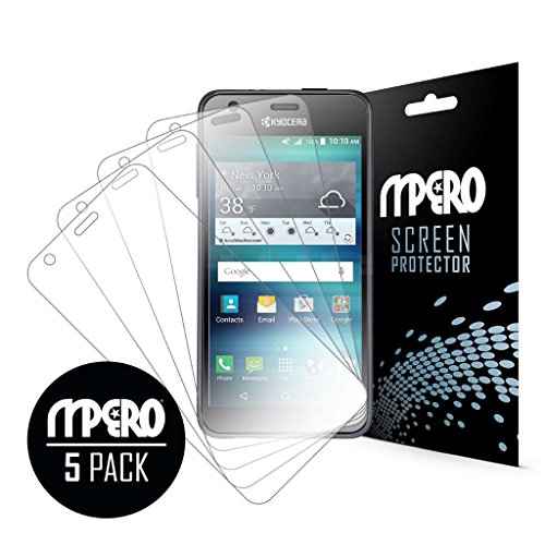 Kyocera Hydro Air Screen Protector Cover, Ultra Clear 5-Pack - MPERO