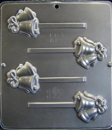 Wedding Bells Lollipop Chocolate Candy Mold Wedding Shower 677
