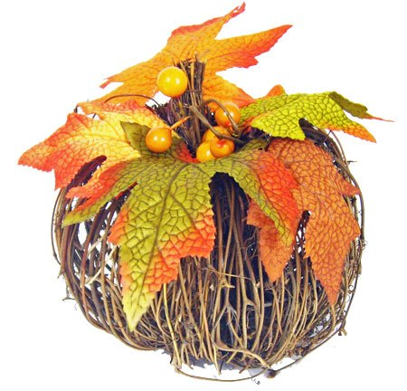 

Transpac Decorative Primitive Twig Pumpkin