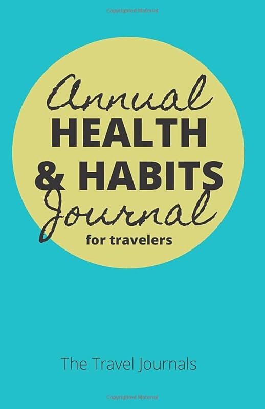 Annual Health & Habits Journal: One year dotted journal for productivity, health and habit tracking and travel inspiration. Lemons. by The Travel Journals