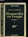 RHAPSODIE EN ROUGE- COLLECTION SERIE NOIRE 459