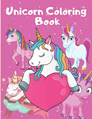 Unicorn Coloring Book: Colouring Book With Unicorns for Kids Ages 2-4,6-8, 9-12 by Gymnastic Bow