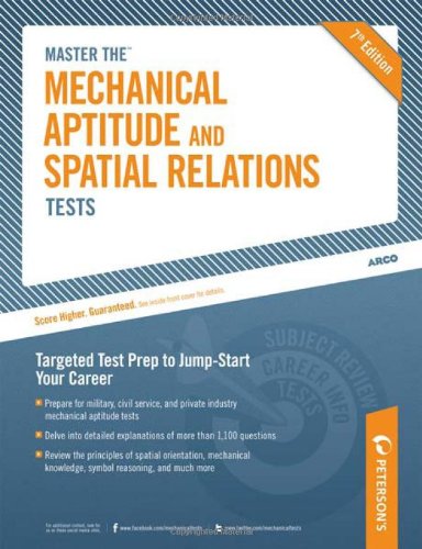 Master The Mechanical Aptitude and Spatial Relations Test by Peterson's
