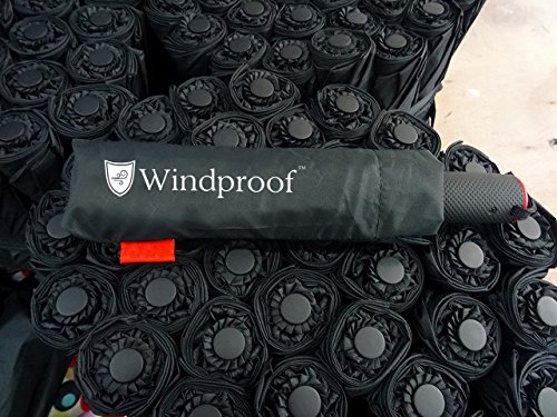 Best Windproof Umbrella, Unbreakable Canopy, Easy Carrying For Travel, Compact And Lightweight, Virtually Indestructible 60 MPH Winds, Automatic Open/Close, 9 Ribs 