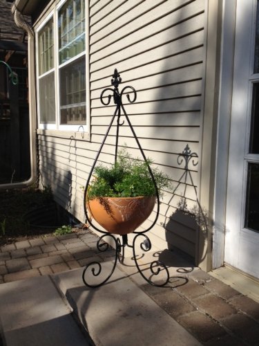 

40" Rain Drop Folding Plant Stand
