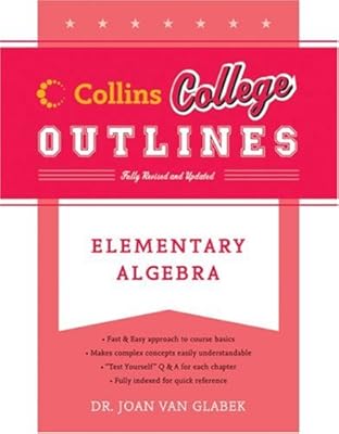Elementary Algebra (Collins College Outlines)