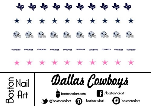 NFL - Dallas Cowboys Waterslide Nail Decals - 50pc