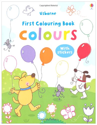 my first colours colouring book (first colouring books), stacey