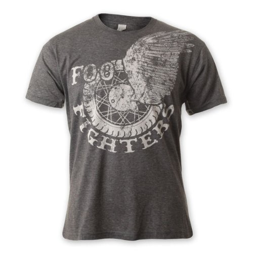 Foo Fighters Winged Wheel Charcoal T-Shirt,