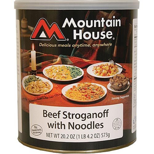 Mountain House canned food - 25 year long shelf life