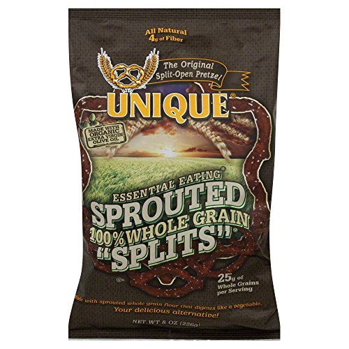Sprouted Whole Grain Pretzel 8 Ounces (Case of 12)