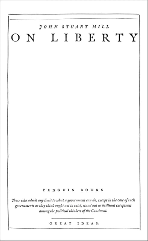 Great Ideas V On Liberty (Penguin Great Ideas) by John Stuart Mill