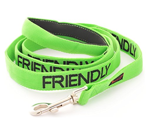 FRIENDLY Dexil Friendly Dog Collars Color Coded Dog Accident Prevention Leash 4ft/1.2m Prevents Dog Accidents By Letting Others Know Your Dog In Advance Award Winning
