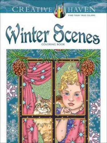 Creative Haven Winter Scenes Coloring Book (Adult Coloring)